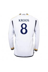 Real Madrid Toni Kroos #8 Jalkapallovaatteet Kotipaita 2023-24 Pitkähihainen